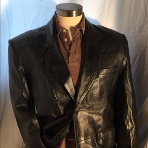 Leather Blazer